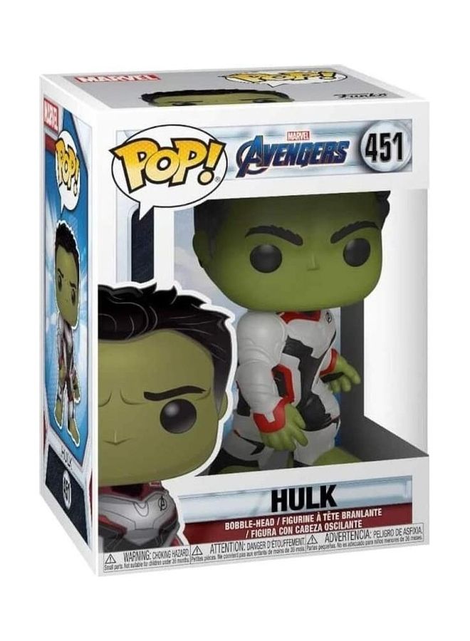 Funko Marvel Avengers Hulk Bobble-Head 2.5x2.5x3.75inch  - Image 1
