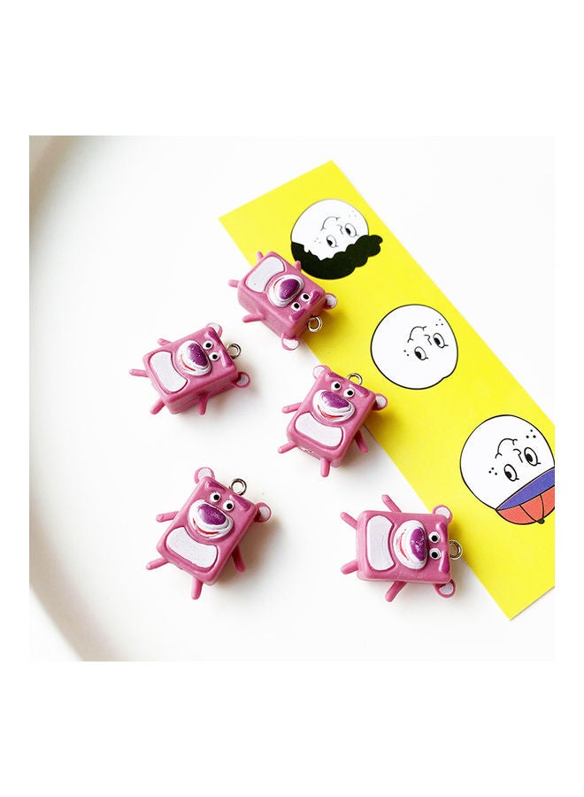 5-Piece Monster Shape Earrings Charms Set 