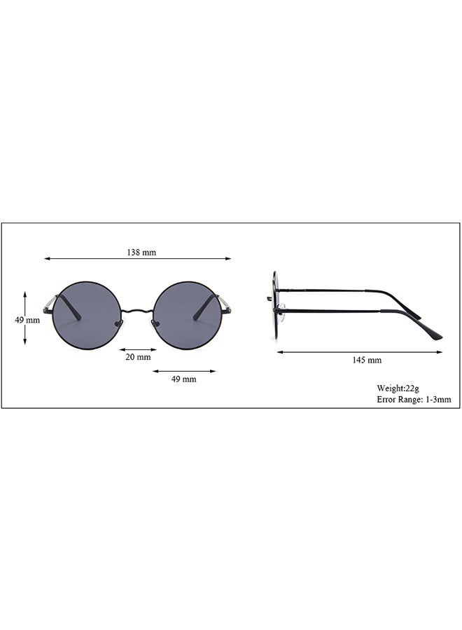 Veil Round UV Protection Sunglasses - Image 4