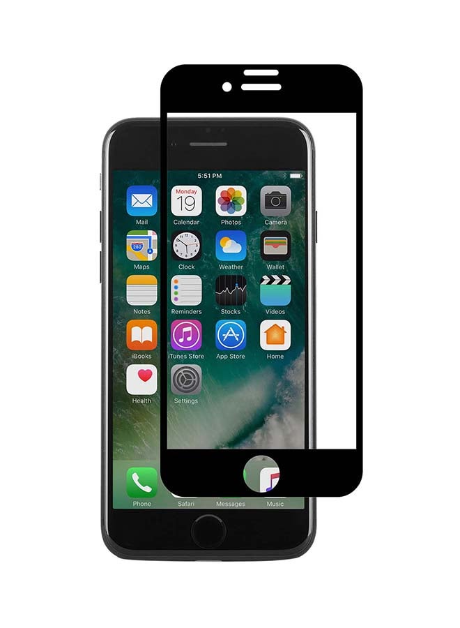 جي تايد إكستريم لاصقة حماية للشاشة من الزجاج المقوى لهاتف آيفون 8 بلس/7 بلس أسود - Image 1