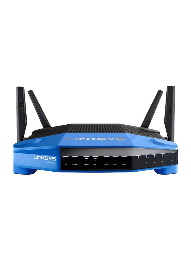 LINKSYS WRT1900AC Broadband Router Black/Blue - Image 1