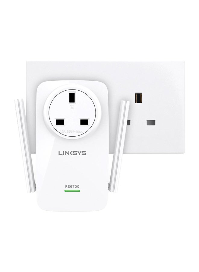 LINKSYS - RE6700 AC1200 Amplify Range Extender White - Image 1