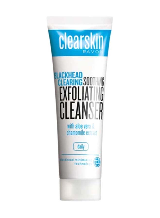 AVON - Clearskin Blackhead Clearing Soothing Exfoliating Cleanser Multicolour 125ml - Image 1