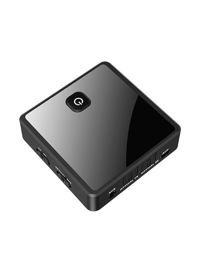 2-In-1 Bluetooth 5.0 AUX Optical Adapter Audio Wireless Transmitter Receiver ZF -380 Black - Image 1