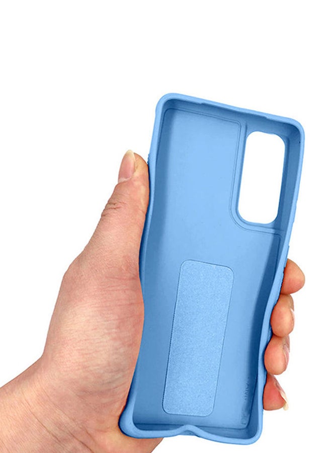 Wtech - 9H Tempered Glass Screen Protector With Silicone Protective Case Cover For Samsung Galaxy S21 Plus 5G Blue/Clear - Image 1