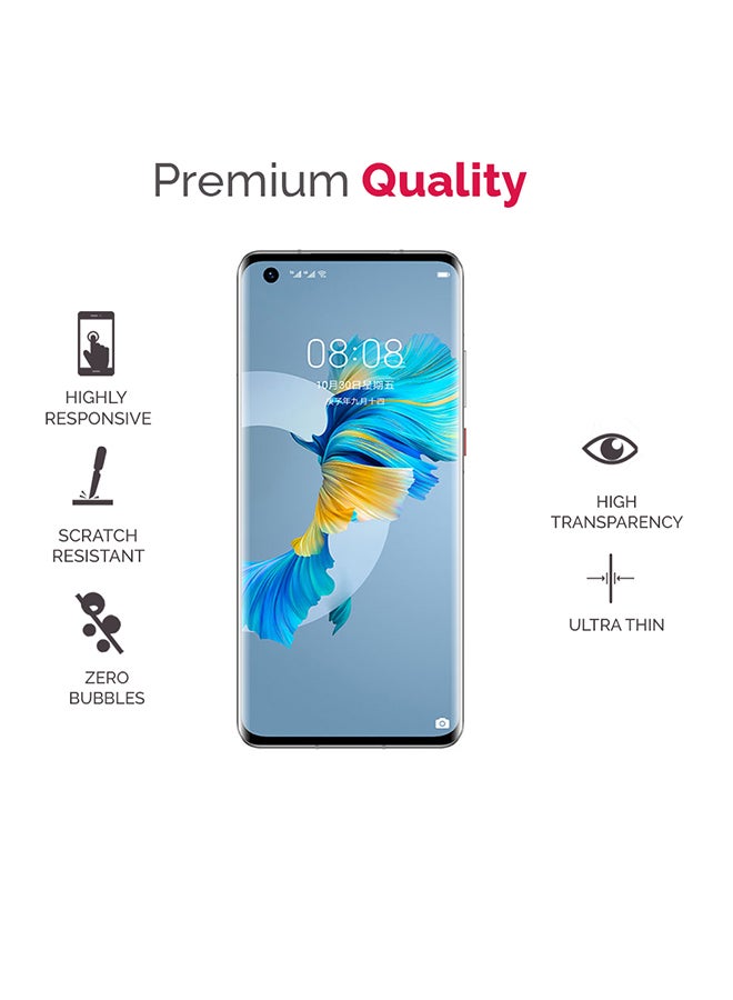 ثيودور لاصقة حماية للشاشة من الزجاج المقوى مناسبة لهاتف شاومي ريدمي نوت 9 شفاف - Image 3