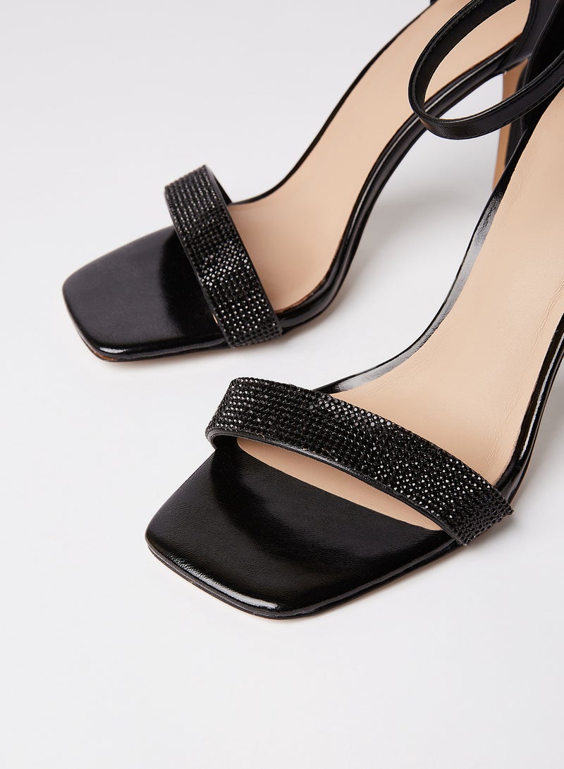 ALDO Afendaven Leather Sandals Black  - Image 4