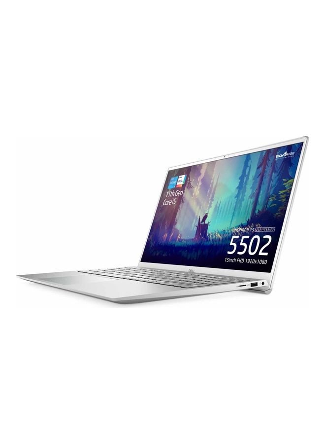 DELL - Inspiron 5502 (Upgraded Version) Laptop With 15.6-Inch Full HD Display, 11th Gen Core i5 Processor/8GB RAM/256GB SSD/Intel Iris Xe Graphics/Windows 10 /International Version English Silver - Image 1