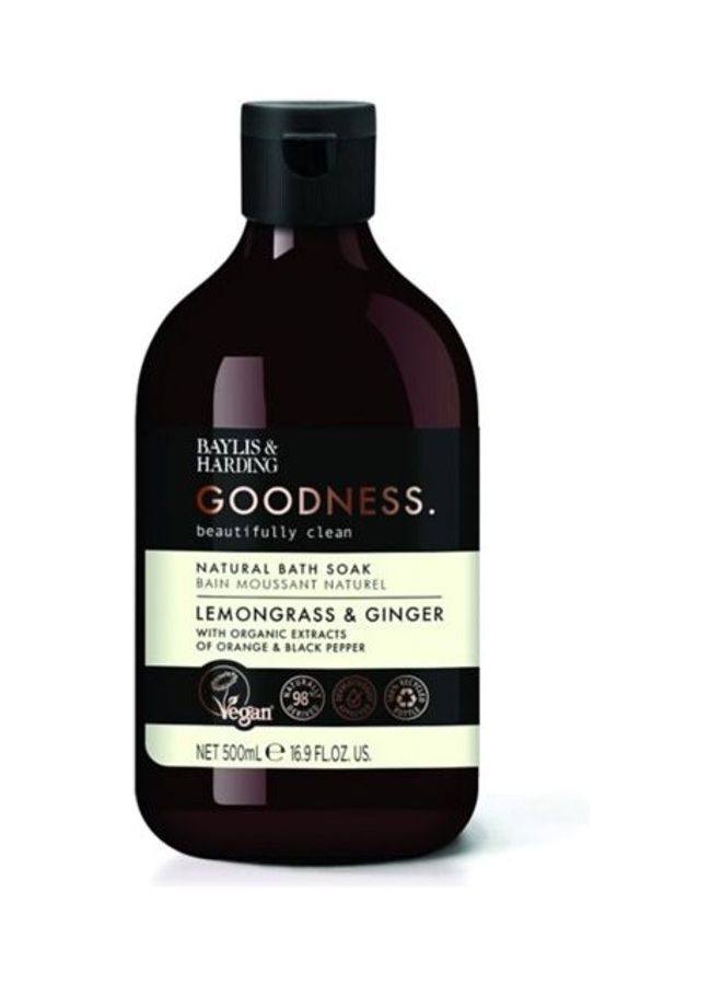 Baylis & Harding - Goodness Lemongrass And Ginger Bath Soak 500ml - Image 1