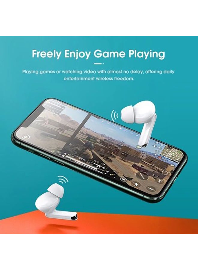 XT90 TWS Bluetooth In-Ear Earbuds With Mic White/Black