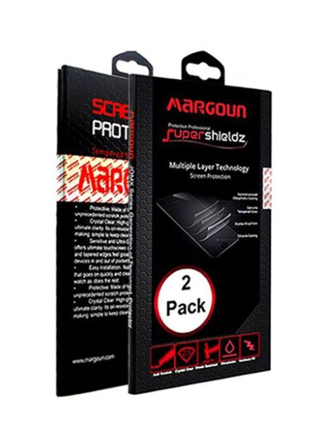 MARGOUN 2-Piece Super Sheildz Multi Layered Screen Protector For OnePlus 6T Black/Clear - Image 3
