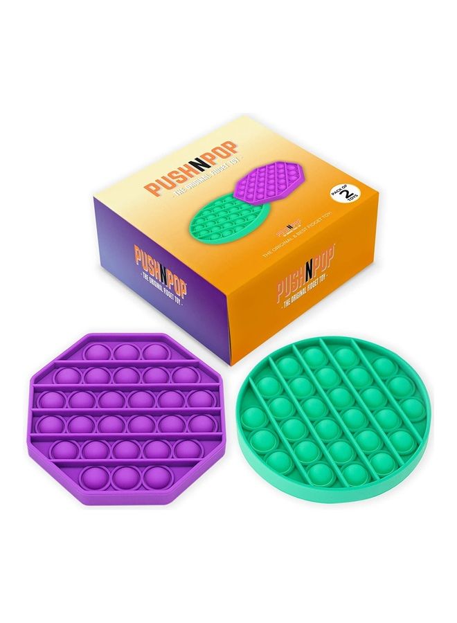 XiuWoo Pack Of 2 Pop It Fidget Toys - Image 1
