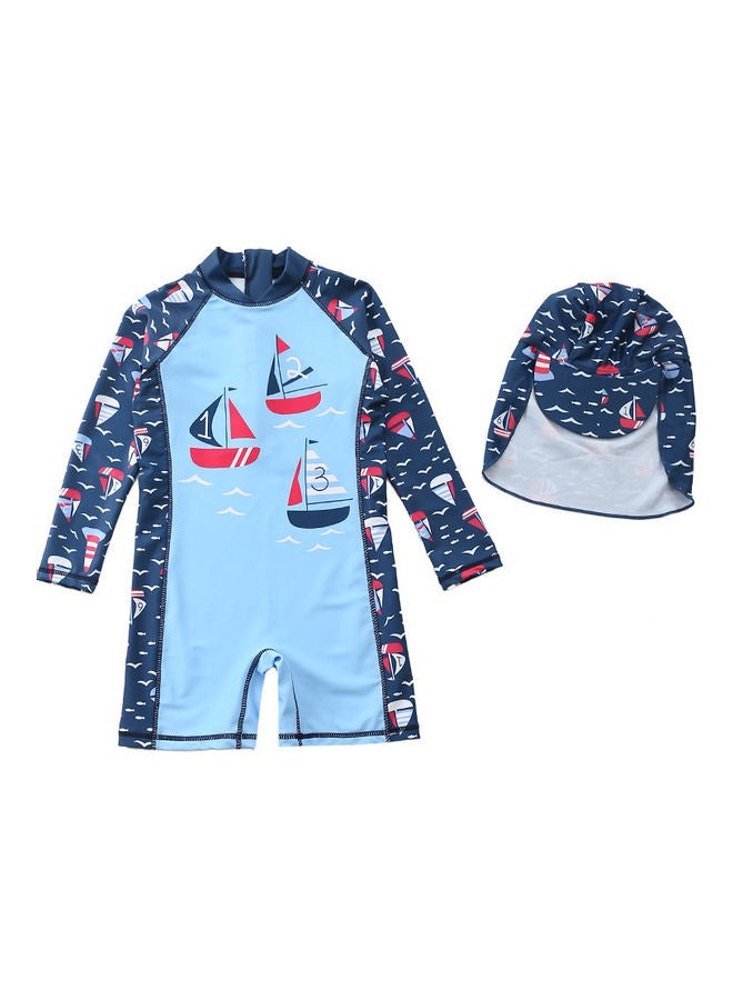 XiuWoo Boys Swimming Suit Set 90cm