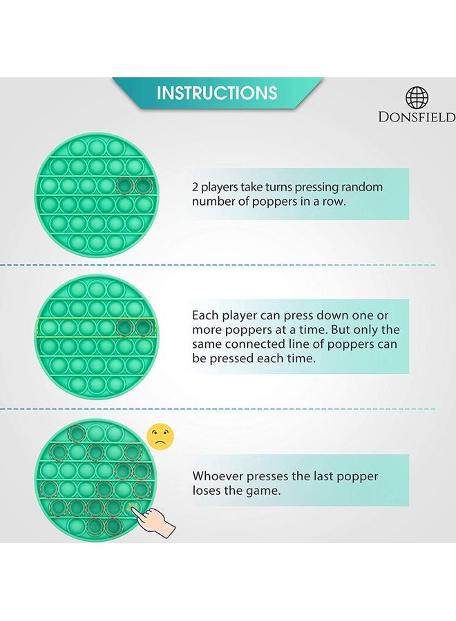 شو وو لعبة فيدجيت حسية ممتعة بتصميم فقاعاتٍ قابلة للضغط 10.2سم - Image 5