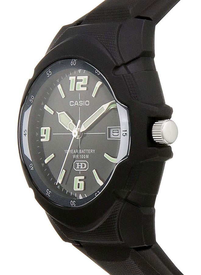 CASIO Men's Enticer Analog Watch MW-600F-1AVDF - 46 mm - Black - Image 4