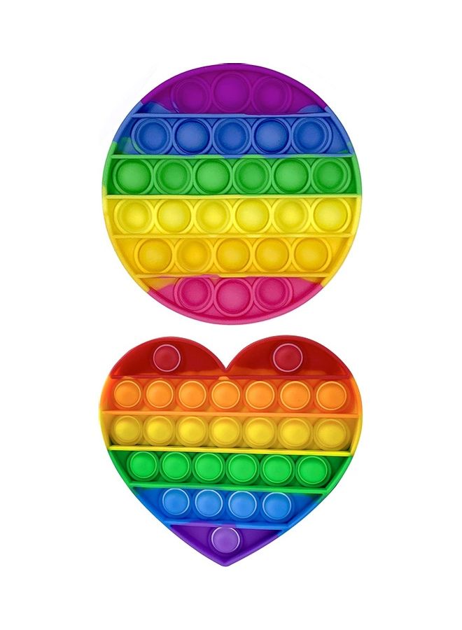 XiuWoo 2-Pack Push Pop Bubble Fidget Sensory Toy - Image 1