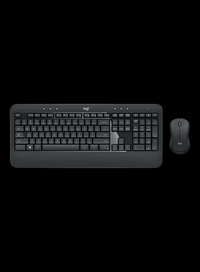 Logitech Advanced Wireless Keyboard With Mouse Combo Black - Image 1
