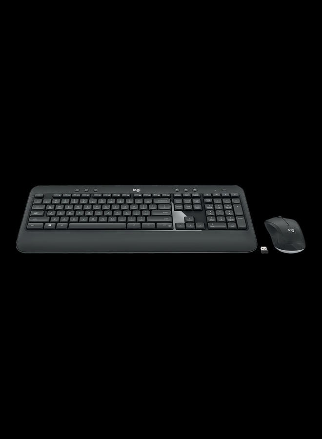 Logitech Advanced Wireless Keyboard With Mouse Combo Black - Image 2