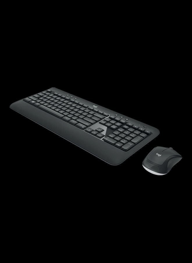 Logitech Advanced Wireless Keyboard With Mouse Combo Black - Image 3