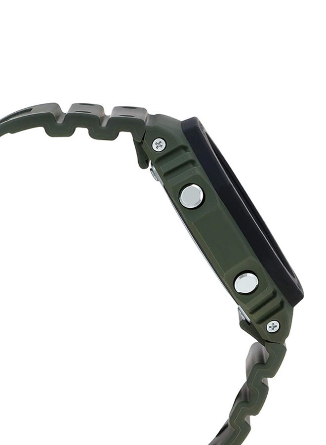 G-SHOCK Octagon Shape Resin Band Analog & Digital Wrist Watch 49 mm - Green - GA-2110SU-3ADR  - Image 4