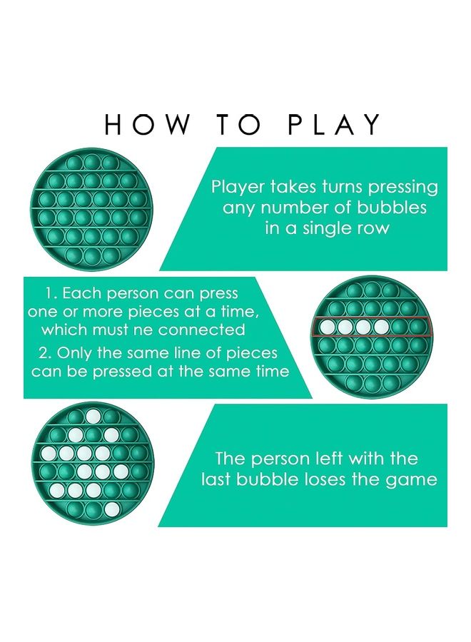 شو وو لعبة فيدجيت وتفاعل حسي من السيليكون لضغط الفقاعات - Image 3