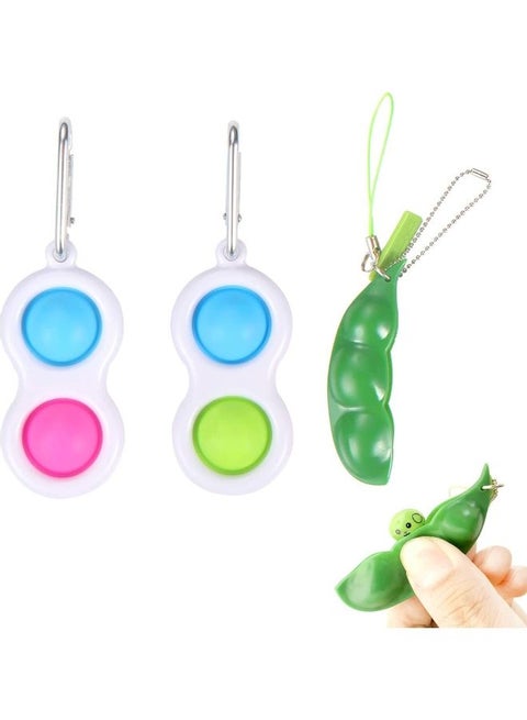 Simple Sensory Keychain Fidget Toy Set