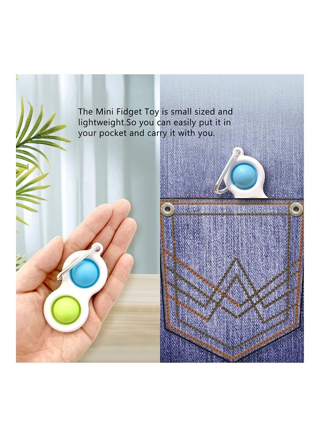 XiuWoo - Simple Sensory Keychain Fidget Toy Set - Image 1