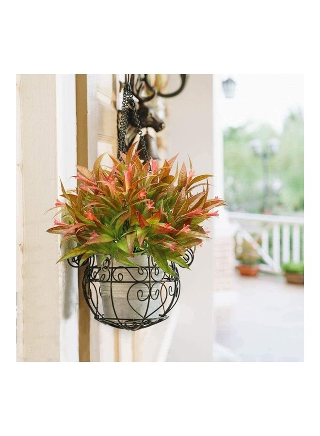 XiuWoo - 4-Piece Spray Fake Morning Glory Fern Bouquet Multicolour - Image 1