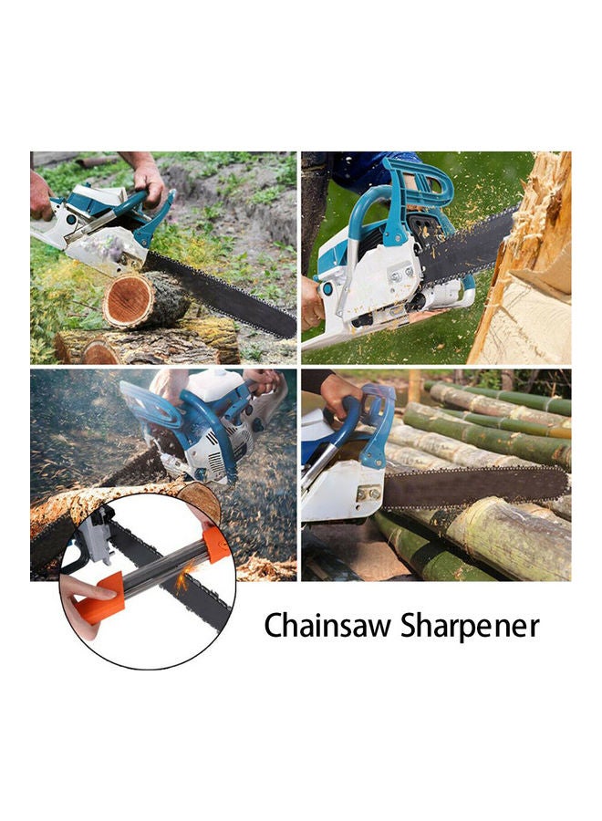 Generic - Mini Manual Chainsaw Sharpener Orange 36.00 x 3.00 x 8.00cm - Image 1