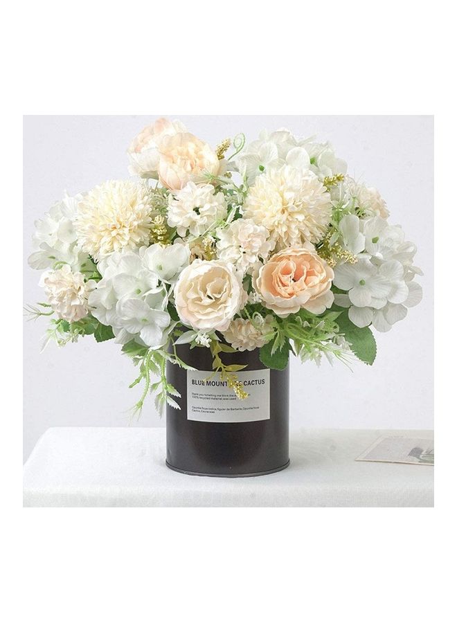 XiuWoo Artificial Fake Peony Silk Bouquet Multicolour - Image 2