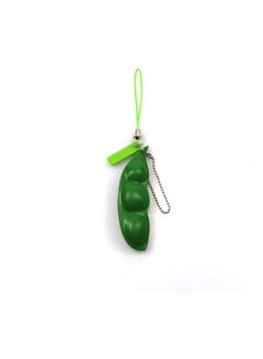 XiuWoo Squeeze-A-Bean Soybean Stress Relieving Keychain  Fidget Toys  - Image 1