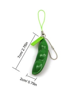 XiuWoo Squeeze-A-Bean Soybean Stress Relieving Keychain  Fidget Toys  - Image 5