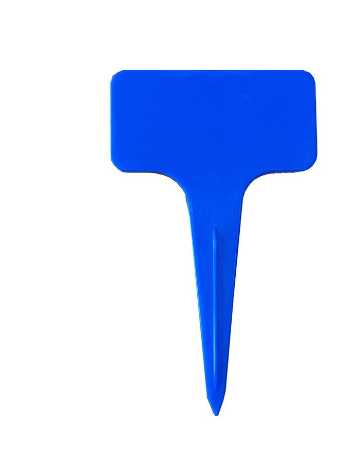 Generic 100-Piece Plant Label T-Type Tag Blue 21.00 x 5.00 x 12.00cm  - Image 1