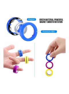 XiuWoo 3-Piece Magnetic Rings Fidget Spinner Toy  - Image 3
