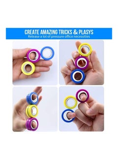 XiuWoo 3-Piece Magnetic Rings Fidget Spinner Toy  - Image 4