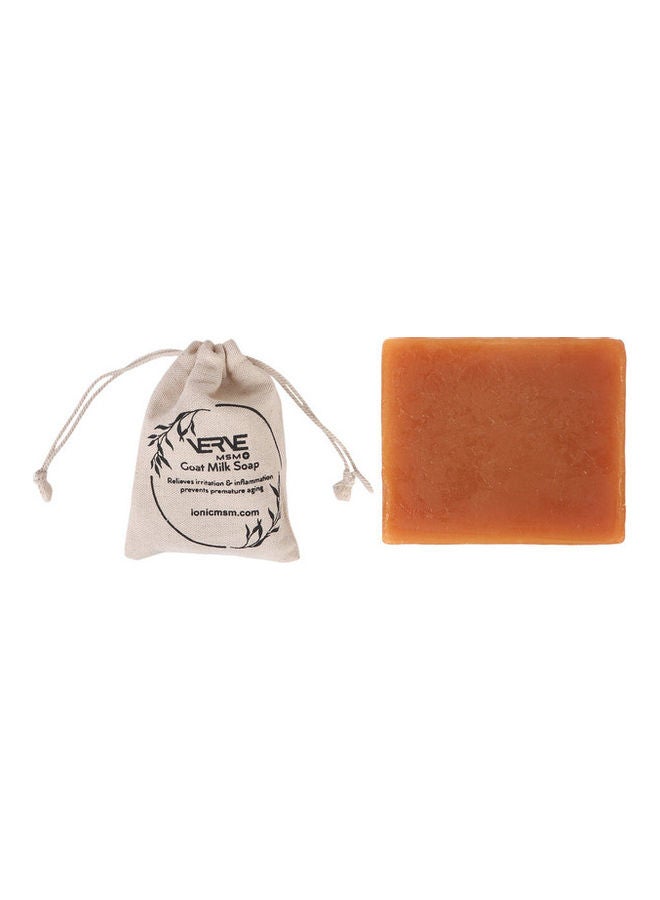 Verve Goat Milk Luxury Soap Brown 120grams - Image 1