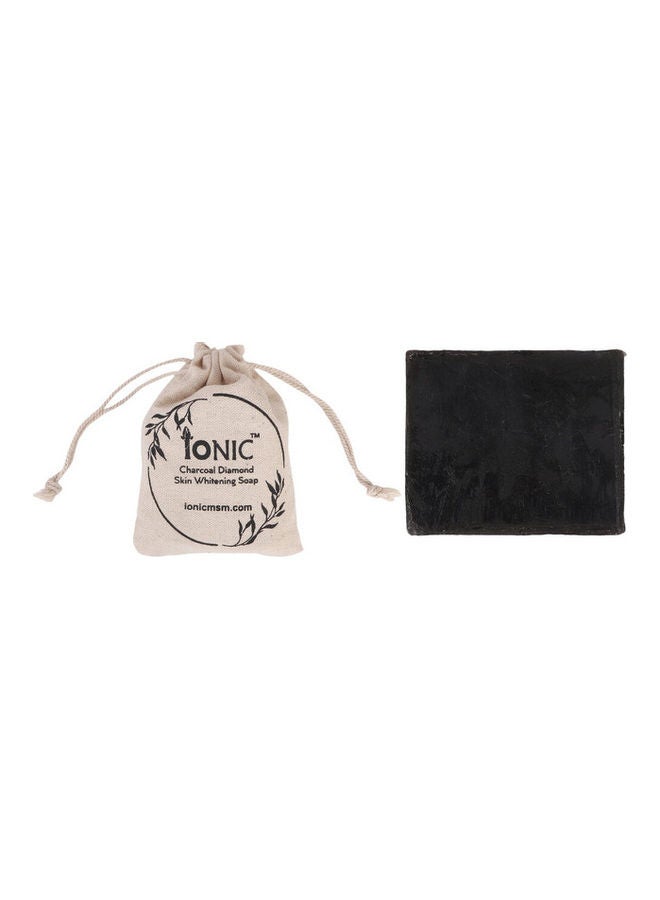 IONIC Activated Charcoal Whitening Luxury Soap Black 120grams  - Image 1