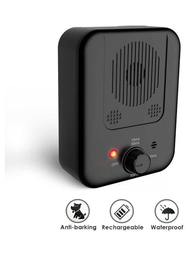 K4 Rechargeable Anti Barking Device Tool Black 11.50 x 5.50 x 9.00cm - Image 2