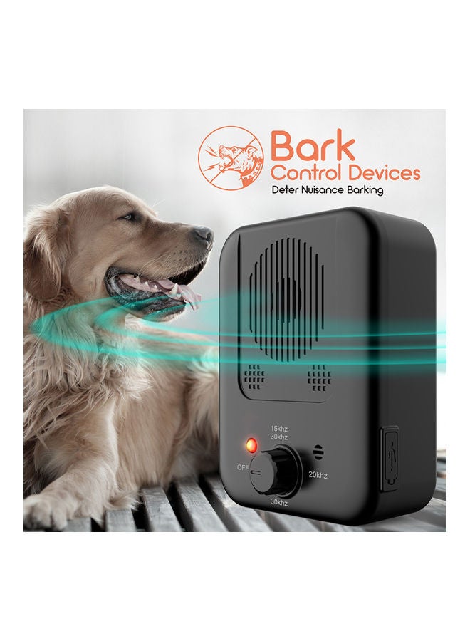 K4 Rechargeable Anti Barking Device Tool Black 11.50 x 5.50 x 9.00cm - Image 3