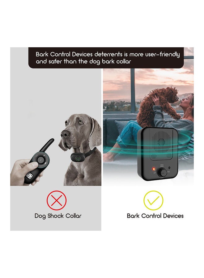 K4 Rechargeable Anti Barking Device Tool Black 11.50 x 5.50 x 9.00cm - Image 5