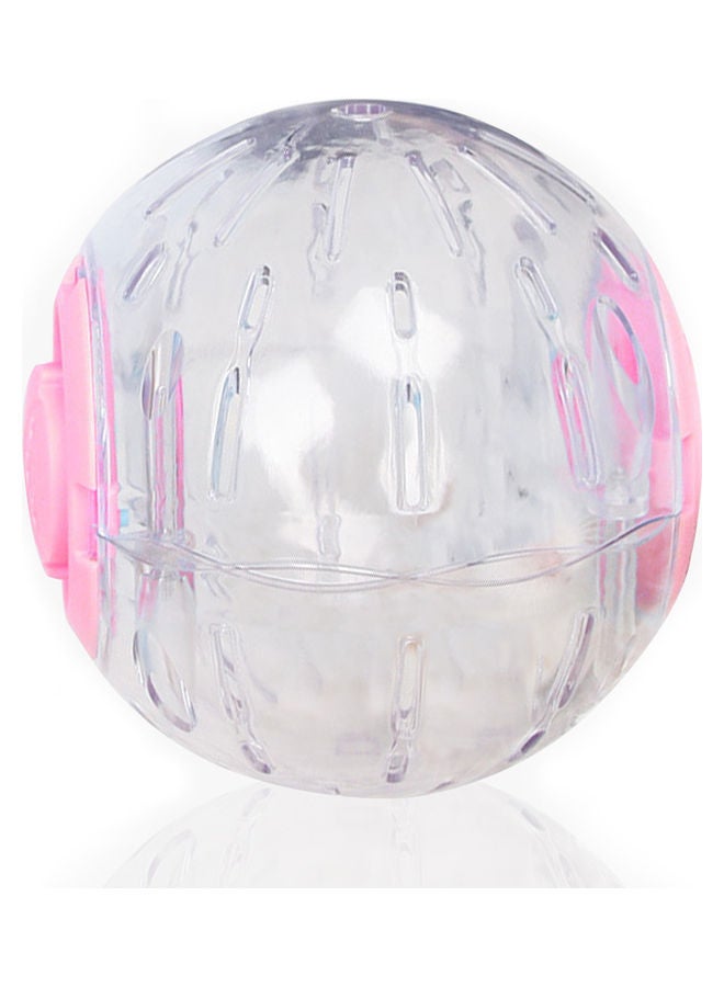 Generic Exercise Ball Flash Light Running Wheel For Pet Jogging Training Activity Pink  - Image 1