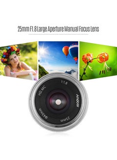 35mm F1.6 Manual Focus Lens 3.5cm Silver - v1618559739/N33647324A_8