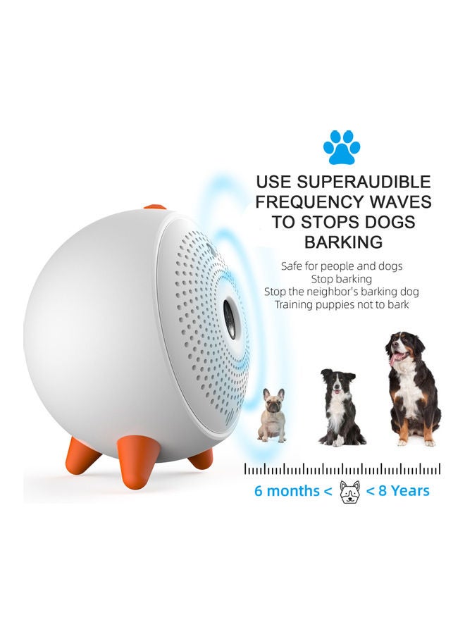 K12 Rechargeable Dog Anti Barking Device White/Red 9.70 x 7.50 x 8.70cm - Image 3