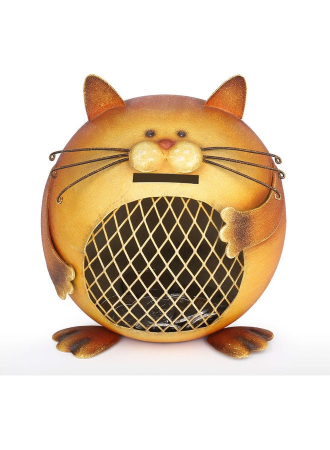 توراتس حصالة نقود بتصميم قطة . برتقالي - Image 1