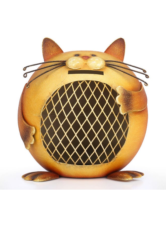 توراتس حصالة نقود بتصميم قطة . برتقالي - Image 2