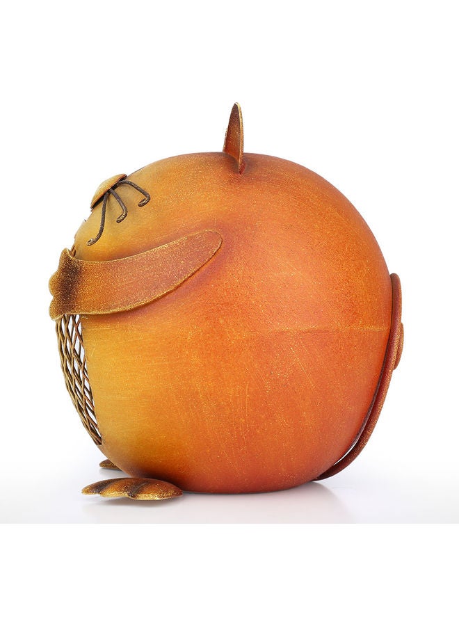 توراتس حصالة نقود بتصميم قطة . برتقالي - Image 4