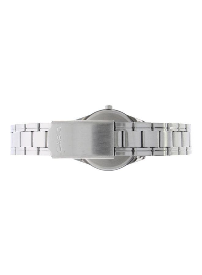 CASIO Women's Stainless Steel Analog Watch LTP-V005D-7AUDF - 28 mm - Silver - Image 5