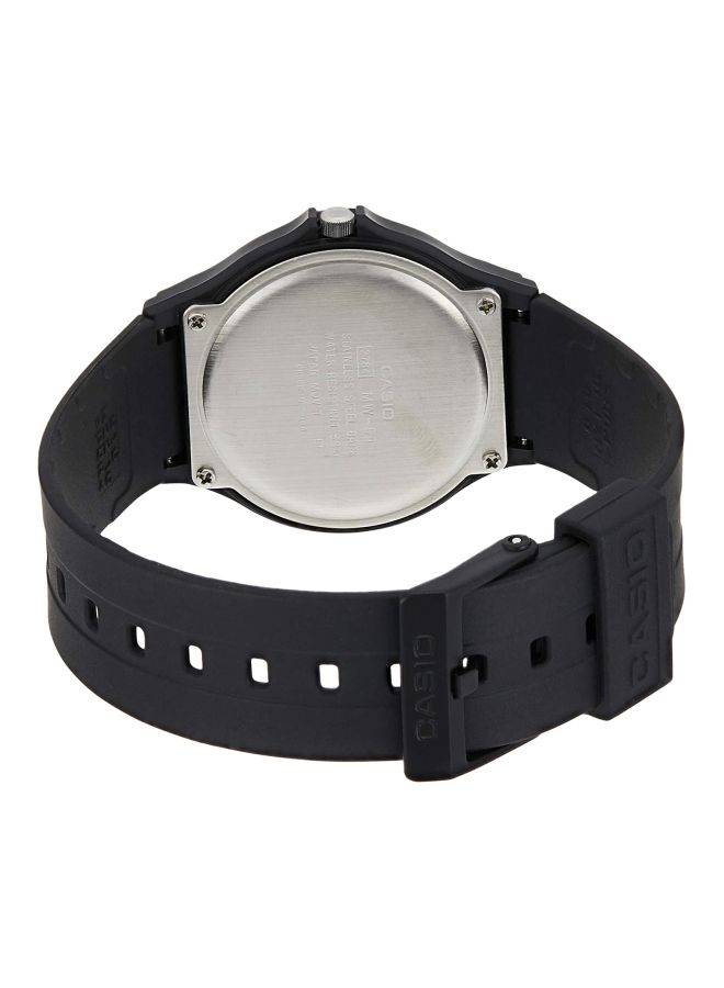 CASIO Men's Resin Analog Wrist Watch MW-59-1BVDF  - Image 2