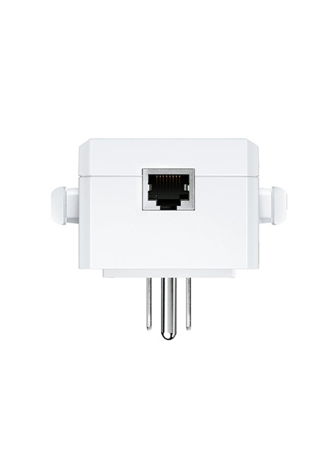 TP-LINK - 300Mbps Wi-Fi Range Extender With AC Passthrough 300 Mbps White - Image 1