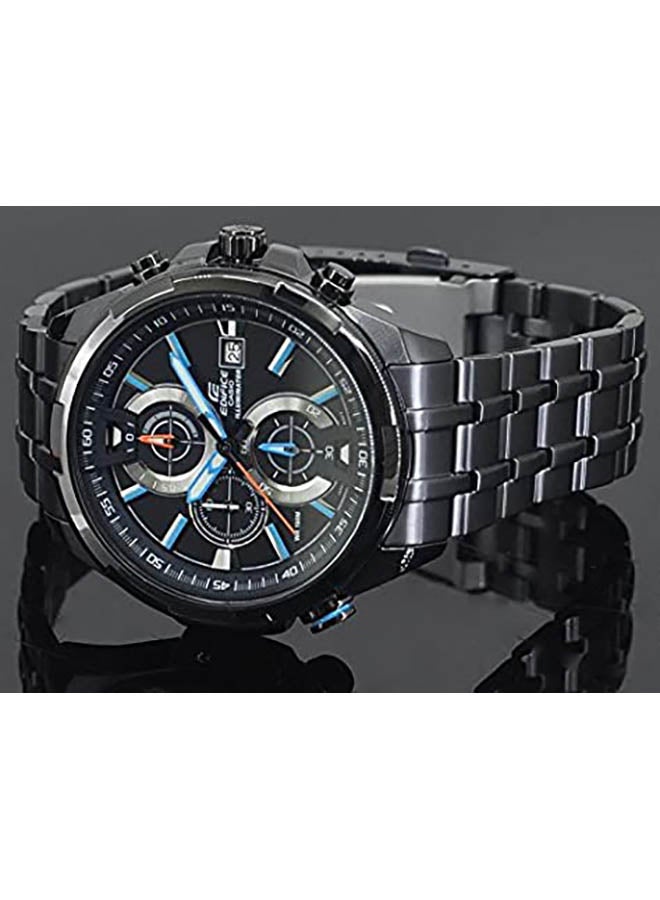 CASIO Men's Edifice Stainless Steel Chronograph Watch Efr-536BK-1A2VDF - Image 4